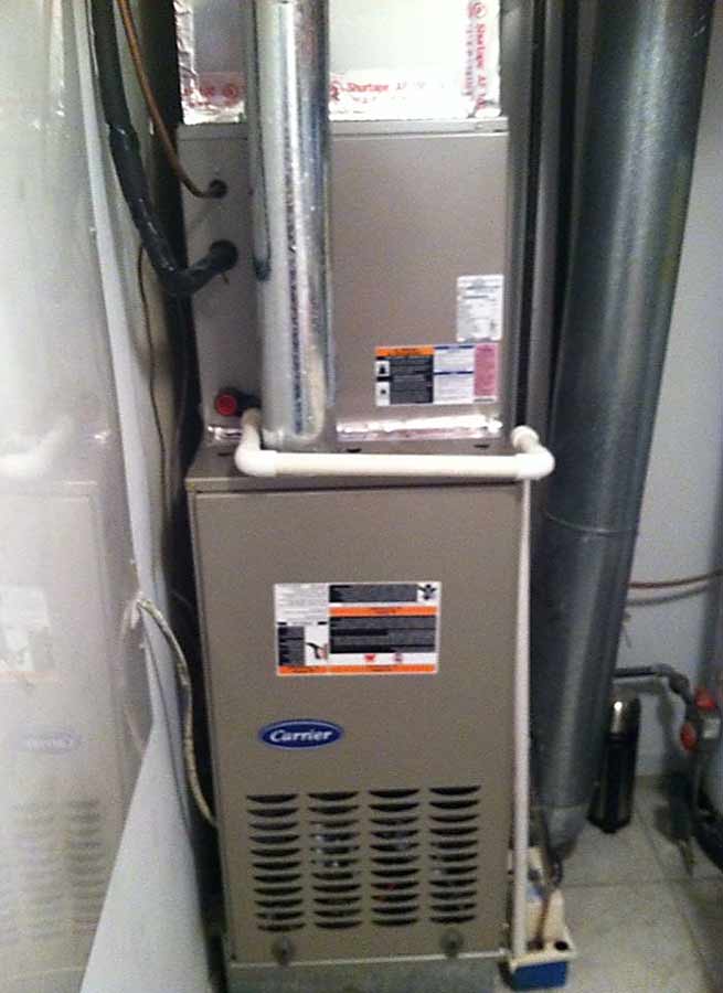 Carrier HVAC system installed in New Albany, Ohio by Bryant Heating & Cooling